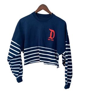 DISNEY | Disneyland Custom Cropped Striped Spirit Jersey